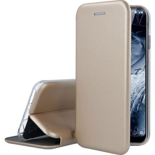 OEM Θήκη Βιβλίο Smart Magnet Elegance για Xiaomi Redmi 5 Plus - Χρώμα: Χρυσό