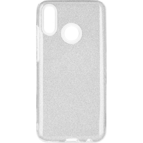 Shining Back Cover Σιλικόνης Ασημί (Huawei P Smart 2019)
