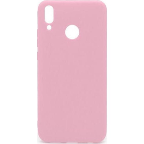Back Cover Σιλικόνης Ροζ (Huawei P Smart 2019)
