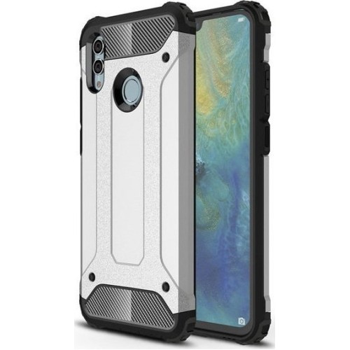 Tough Armor Back Cover Ασημί (Huawei P Smart 2019)