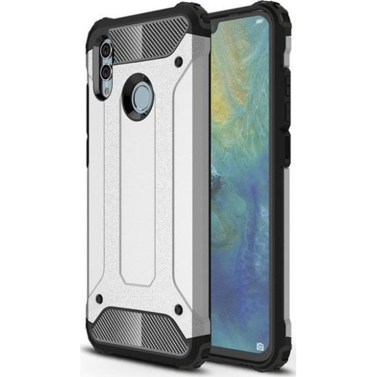 Tough Armor Back Cover Ασημί (Huawei P Smart 2019)