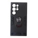 Galaxy S25 Ultra Θήκη Hybrid Shockproof Armor Case Stand Metal Ring - Μαύρο