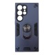 Galaxy S25 Ultra Θήκη Hybrid Shockproof Armor Case Stand Metal Ring - Μπλε