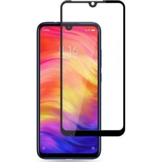 9D Full Glue Full Face Tempered Glass Black (Redmi Note 7/7 Pro)