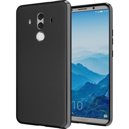 OEM  Λεπτή Θήκη Σιλικόνης Μαύρο Huawei Mate 10 Pro Matt Black 
