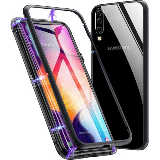 Magneto 360 Full Cover Πλαστικό Μαύρο (Galaxy A50)