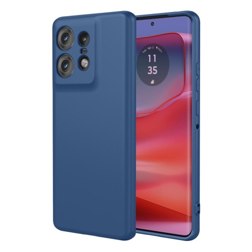  Back Cover Σιλικόνης Motorola Edge 50 Pro – Μπλε