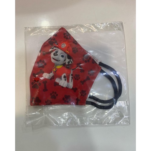 ΥΦΑΣΜΑΤΙΝΗ ΜΑΣΚΑ ΠΡΟΣΤΑΣΙΑΣ ΚΟΚΚΙΝΗ ΜΕ PAW PATROL ΥΦΑΣΜΑΤΙΝΗ ΜΑΣΚΑ ΠΡΟΣΤΑΣΙΑΣ ΚΟΚΚΙΝΗ ΜΕ PAW PATROL