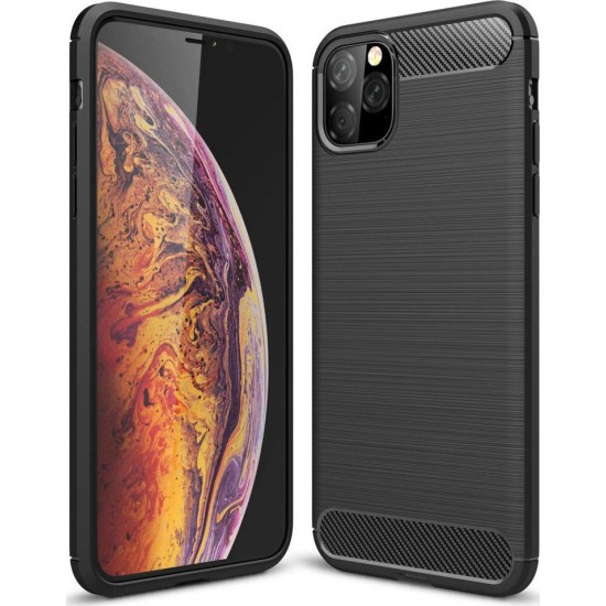 Carbon Back Cover Μαύρο (iPhone 11)