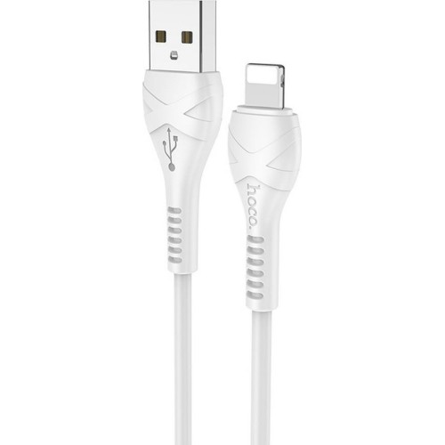Hoco Regular USB to Lightning Cable Λευκό 1m (Cool Power) Hoco Regular USB to Lightning Cable Λευκό 1m (Cool Power)
