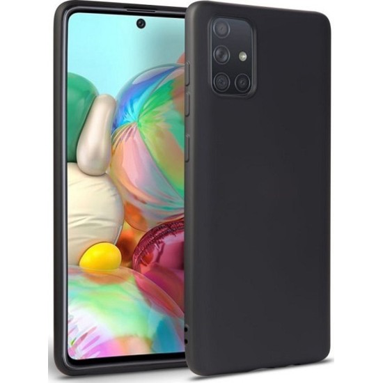 Back Cover Σιλικόνης Μαύρο (Mi 10 Lite)