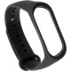  Xiaomi Λουράκι Σιλικόνης Μαύρο (Mi Band 3/4)