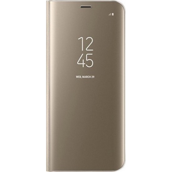 Clear View Book Χρυσό (Redmi 8)