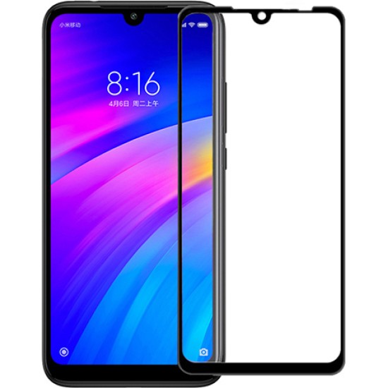Full Glue Full Face Tempered Glass Black (Redmi 8)