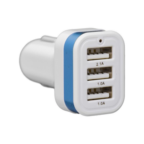 OEM Φορτιστής Αναπτήρα Αυτοκινήτου Triple USB Μπλε 2.1 mAh OEM Φορτιστής Αναπτήρα Αυτοκινήτου Triple USB Μπλε 2.1 mAh