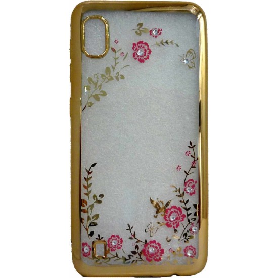 Diamond Garden Back Cover Σιλικόνης Χρυσό (Galaxy M20)
