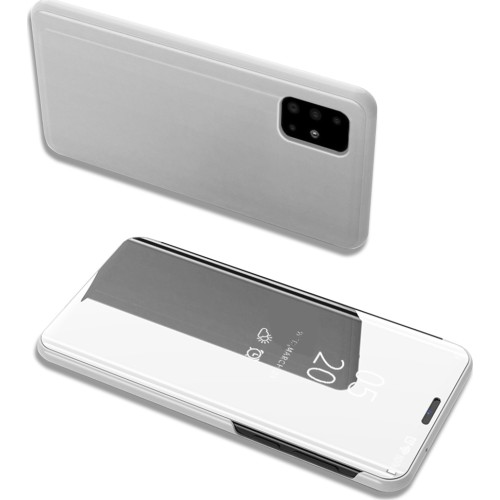 Clear View Book Ασημί (Galaxy A71)