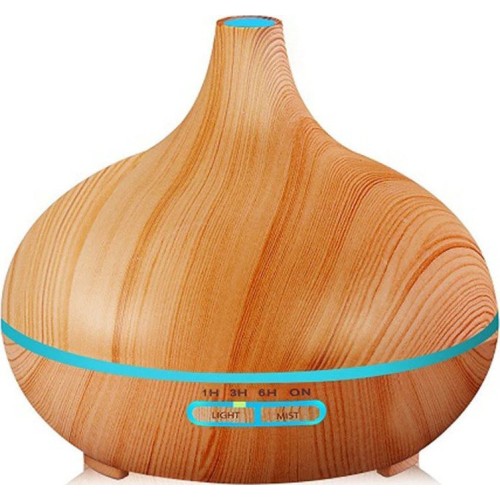 AROMA Oil Diffuser Air Humidifier Sprayer With Bedroom Color Changing Lamp AJ-505YB