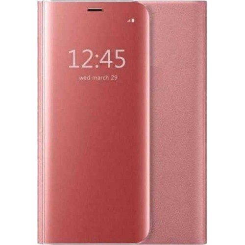 Θήκη Clear View Stand για Xiaomi Redmi Note 8 - Χρώμα: Χρυσό Ροζ Θήκη Clear View Stand για Xiaomi Redmi Note 8 - Χρώμα: Χρυσό Ροζ