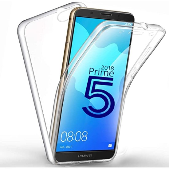 360 Full Cover Σιλικόνης Διάφανο (Huawei Y5 2018/Honor 7S)