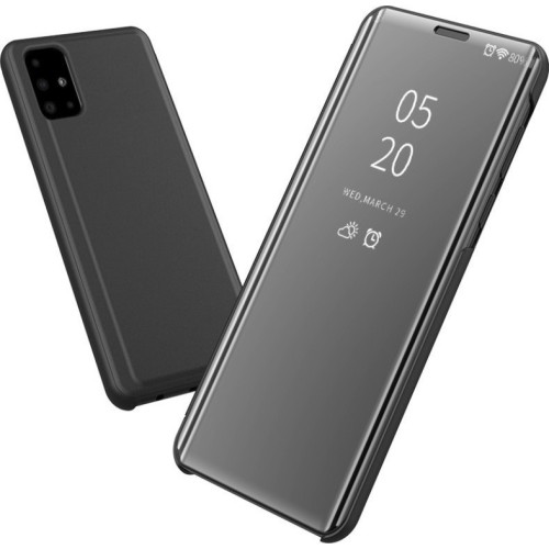 Clear View Book Μαύρο (Galaxy A71)