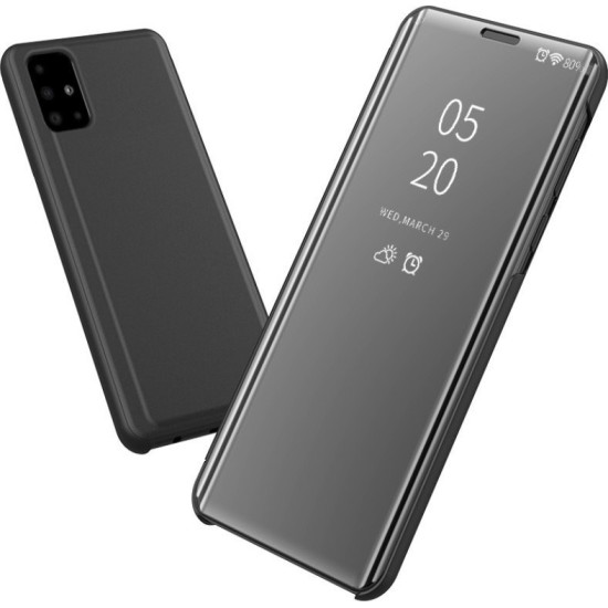 Clear View Book Μαύρο (Galaxy A71)