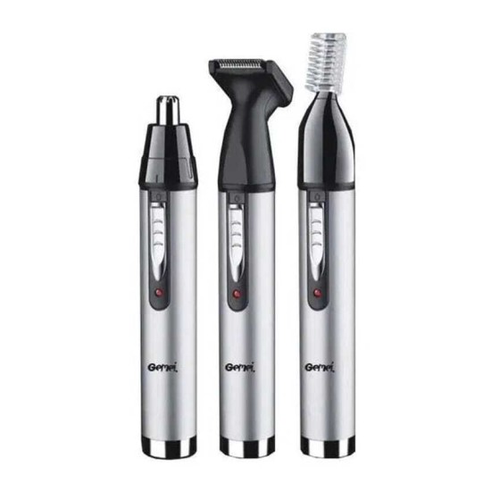 Geemy GM-3107 3 σε 1 Trimmer Μύτης, Αυτιών, Προσώπου - Silver & Black Geemy GM-3107 3 σε 1 Trimmer Μύτης, Αυτιών, Προσώπου - Silver & Black