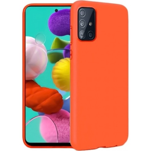 Matt Back Cover Σιλικόνης Πορτοκαλί (Galaxy A41) Matt Back Cover Σιλικόνης Πορτοκαλί (Galaxy A41)