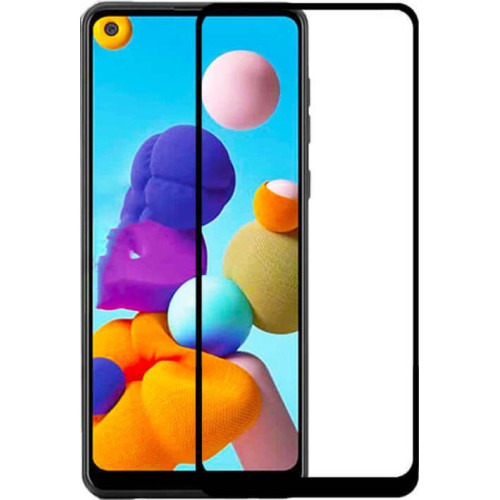 Full Face Tempered Glass Black (Galaxy A21s) Full Face Tempered Glass Black (Galaxy A21s)