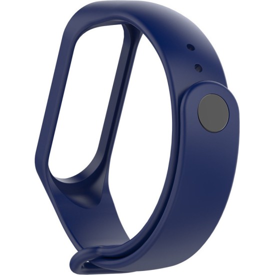 Xiaomi Λουράκι Σιλικόνης Navy Μπλε (Mi Band 3/4)