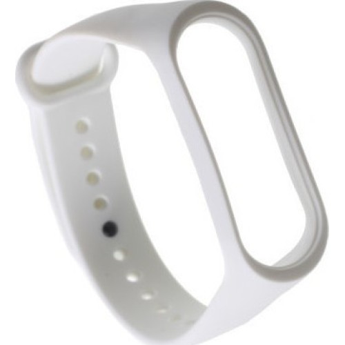 Λουράκι Σιλικόνης Λευκό (Mi Band 3/4) Λουράκι Σιλικόνης Λευκό (Mi Band 3/4)