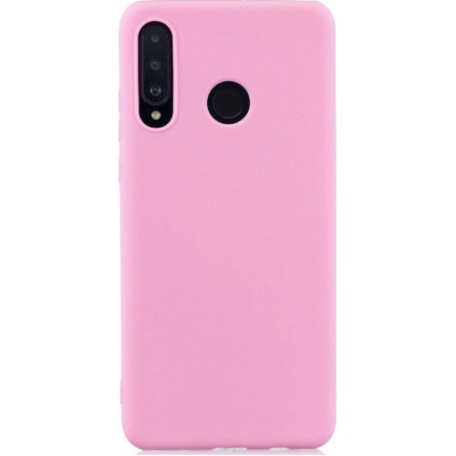 Back Cover ΣΙΛΙΚΟΝΗ Pink (Huawei P40 Lite E) Back Cover ΣΙΛΙΚΟΝΗ Pink (Huawei P40 Lite E)