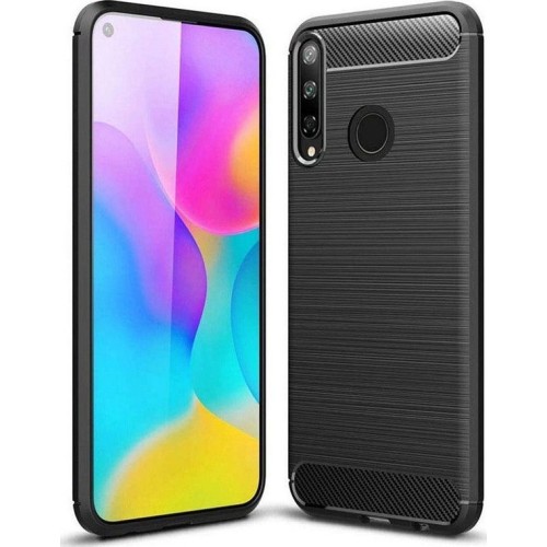 Carbon Back Cover Μαύρο (Huawei P40 Lite E) Carbon Back Cover Μαύρο (Huawei P40 Lite E)