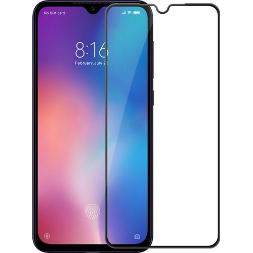 3D Full Face Tempered Glass Μαύρο (Redmi 9)