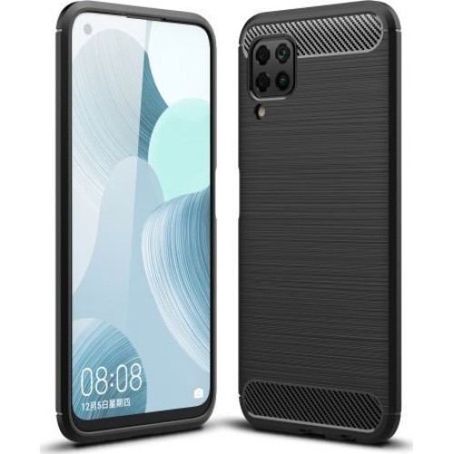 Brushed Carbon Back Cover Μαύρο (Huawei P40 Lite) Brushed Carbon Back Cover Μαύρο (Huawei P40 Lite)