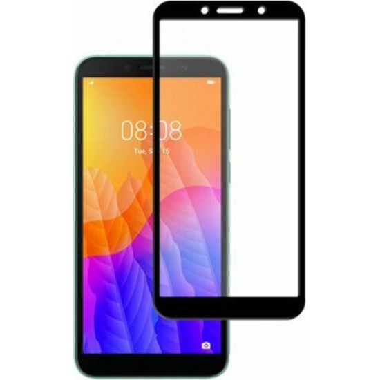 3D Full Face Tempered Glass Black (Huawei Y5p)