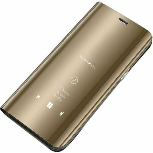 Clear View Book Χρυσό (Huawei Y6p) Clear View Book Χρυσό (Huawei Y6p)