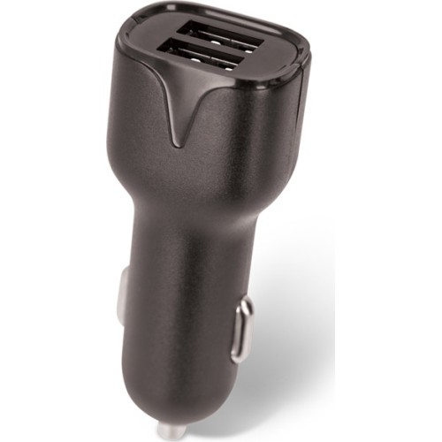 Setty 2xUSB car charger 2,4A black