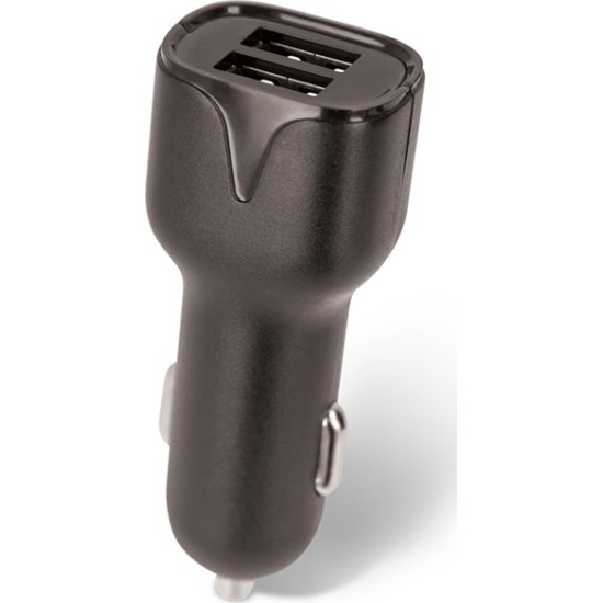 Setty 2xUSB car charger 2,4A black