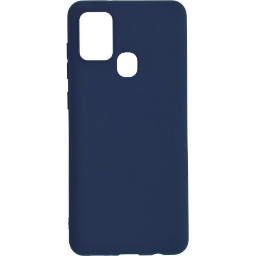Back Cover Σιλικόνης Σκούρο Μπλε (Galaxy A21s)