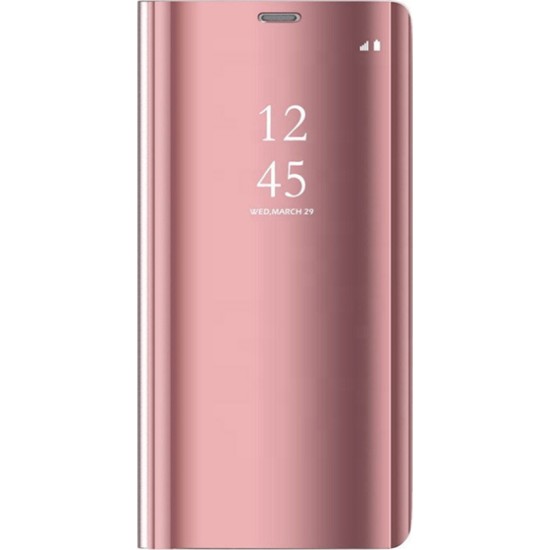 Clear View Book Ροζ (Xiaomi Mi Note 10 Lite)