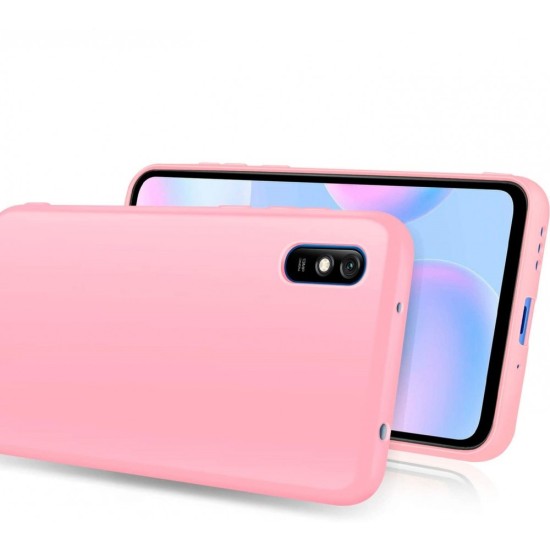  Xiaomi Redmi( 9A /9AT)TPU Silicone Back Cover Case Pink (oem)