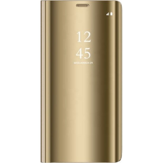  Clear View Book Χρυσό (Huawei Y5P)