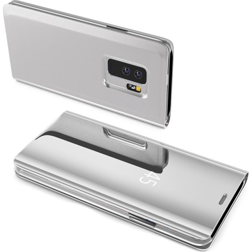 Smart Clear View Case for Xiaomi Redmi Note 9 silver Smart Clear View Case for Xiaomi Redmi Note 9 silver