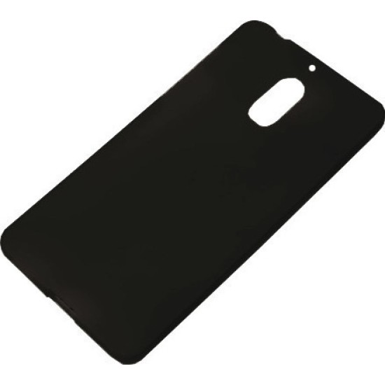 Θήκη Σιλικόνης TPU Ματ για Nokia 6 - Μαύρο