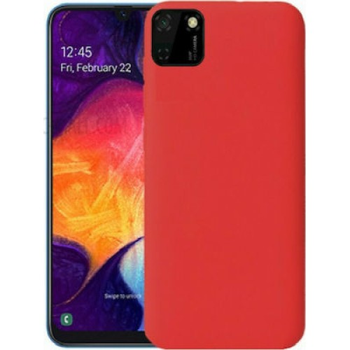  Oem Back Cover Silicone Soft 2,0mm Για Huawei Y5P 2020 Red Box