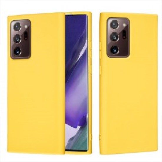 SAMSUNG GALAXY NOTE 20 TPU SILICONE BACK COVER CASE YELLOW (OEM)
