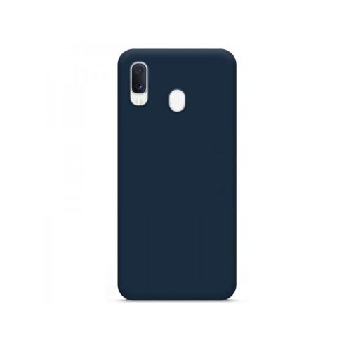 OEM Θήκη Σιλικόνης Πλάτης για Samsung Galaxy A20S - Μπλε Σκουρο