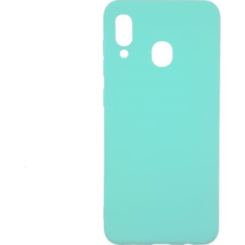 OEM Θήκη Σιλικόνης Πλάτης για Samsung Galaxy A20S - Τιρκουαζ