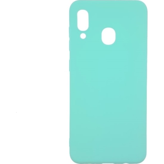 OEM Θήκη Σιλικόνης Πλάτης για Samsung Galaxy A20S - Τιρκουαζ